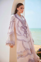 MARIA.B LAWN PREMIUM UNSTITCHED EMB EID 26’ D-2 3PC - City Cloth House