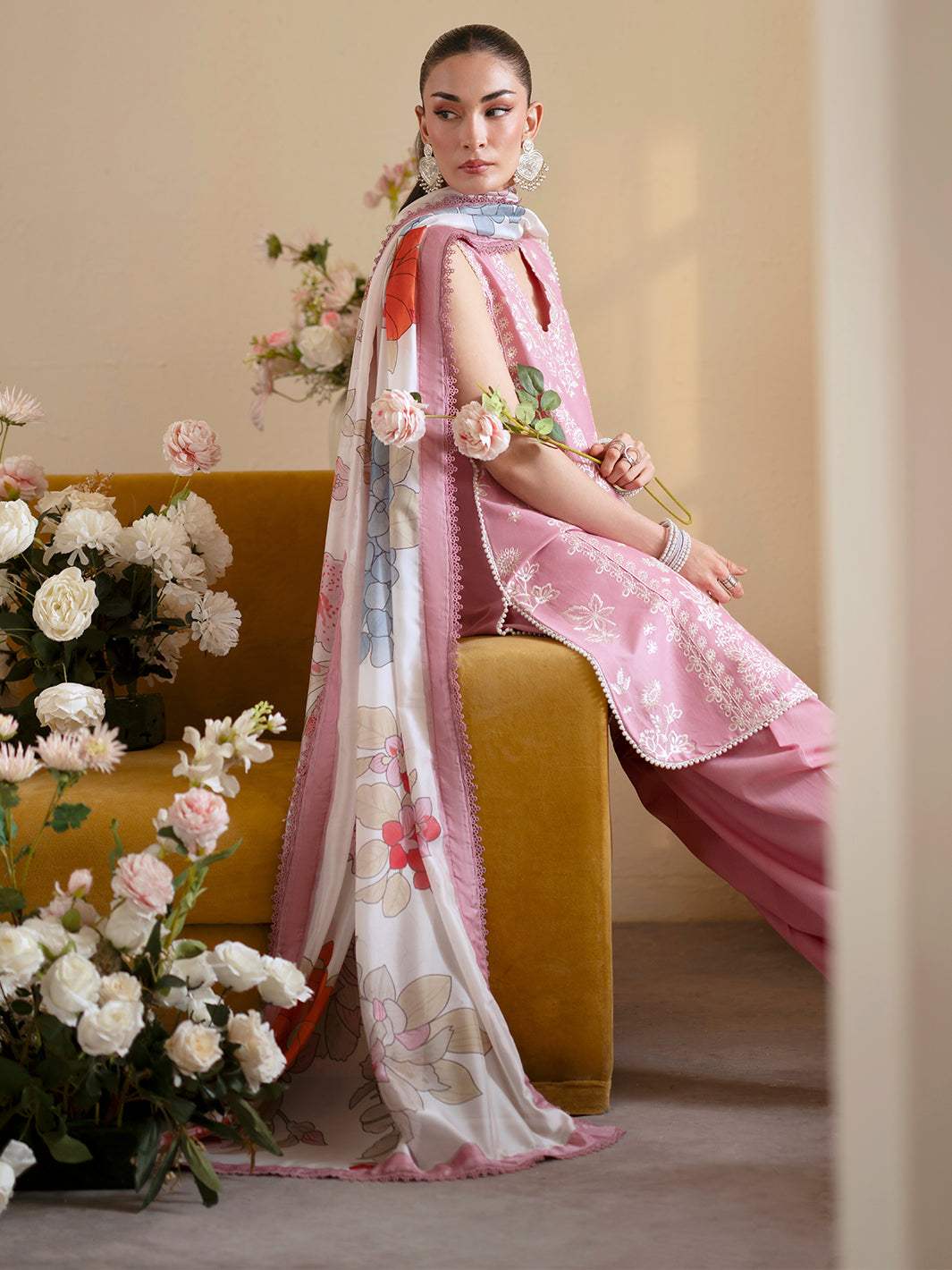 Petal | Emb Unstitched Lawn 3pc
