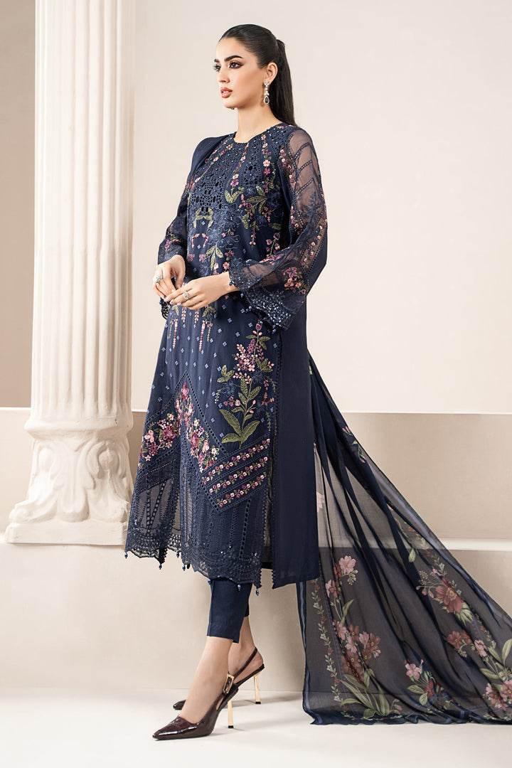 MARIA.B LUXURY UNSTITCH EMB 3PC EID LAWN ELS-10-25 - City Cloth House