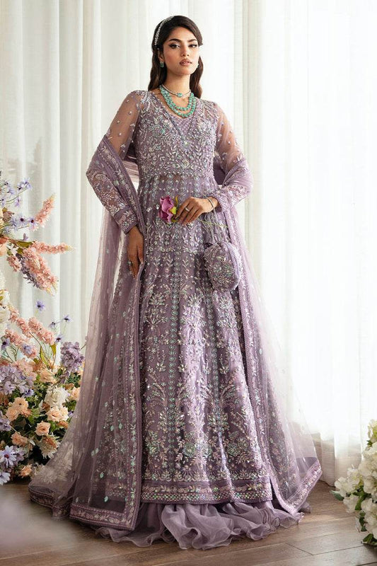 GULAAL ORGANZA UNSTITCHED EMB ZEVA GL-34 MAXI - City Cloth House