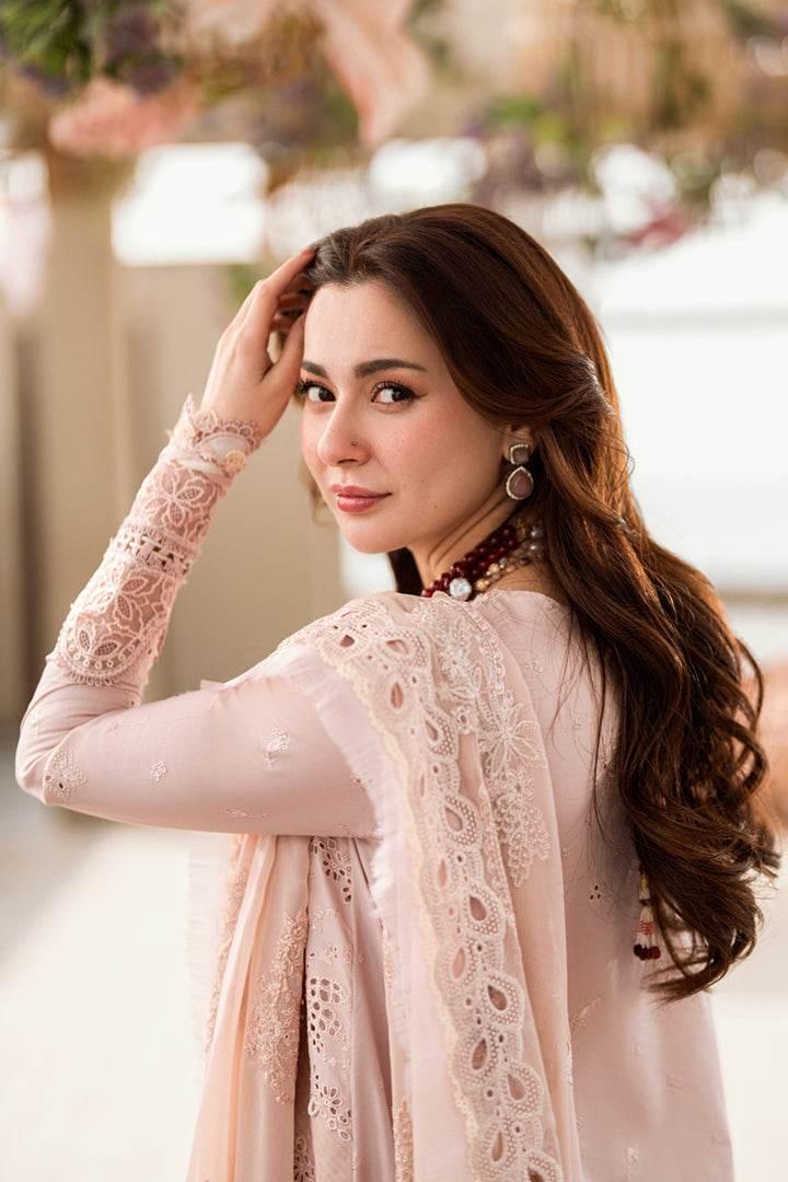 QALAMKAR LAWN UNSTITCHED EMB 3PC - City Cloth House