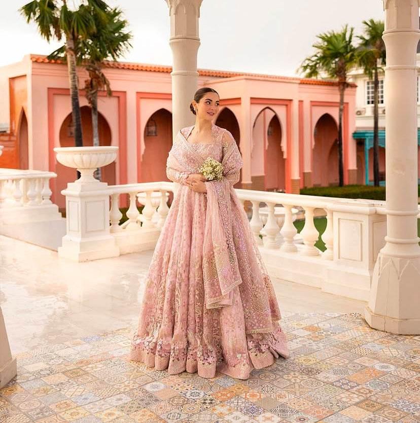 FAIZA SAQLAIN NET UNSTITCHED EMB MAXI - City Cloth House