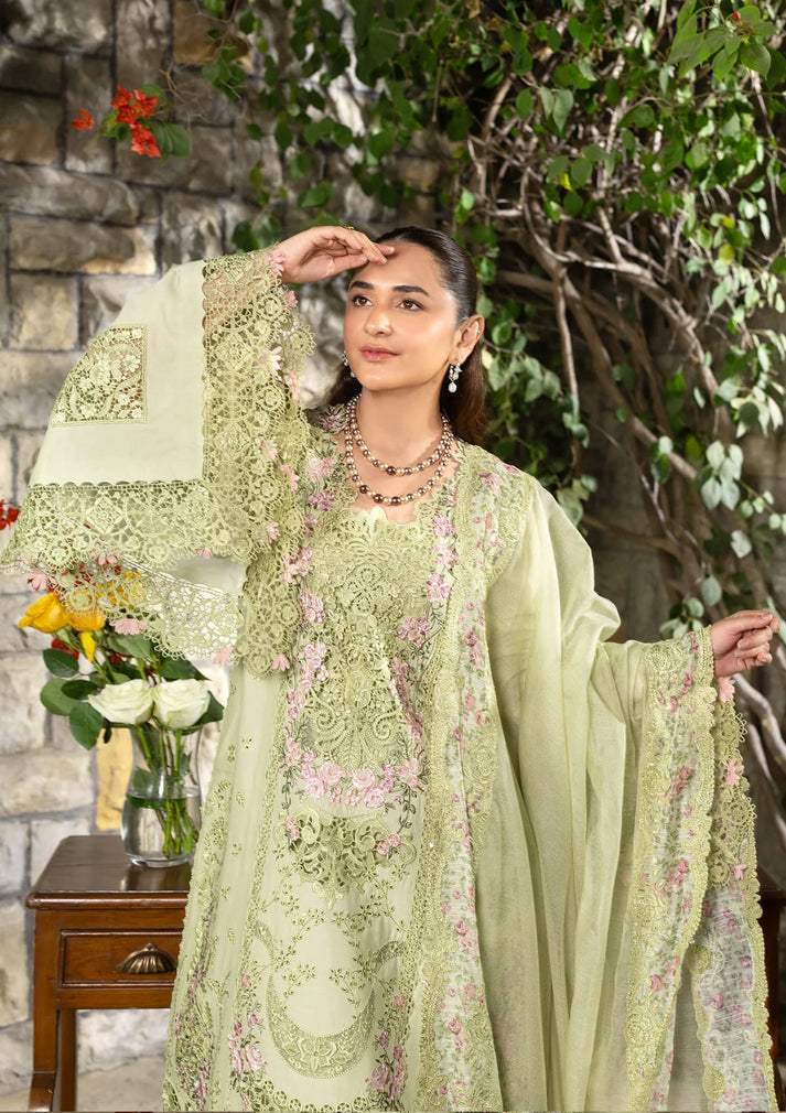 ELAF LAWN LUXURY UNSTITCHED EMB 3PC