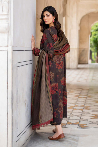 BAROQUE KHADDAR UNSTICH PRINTED 3PC