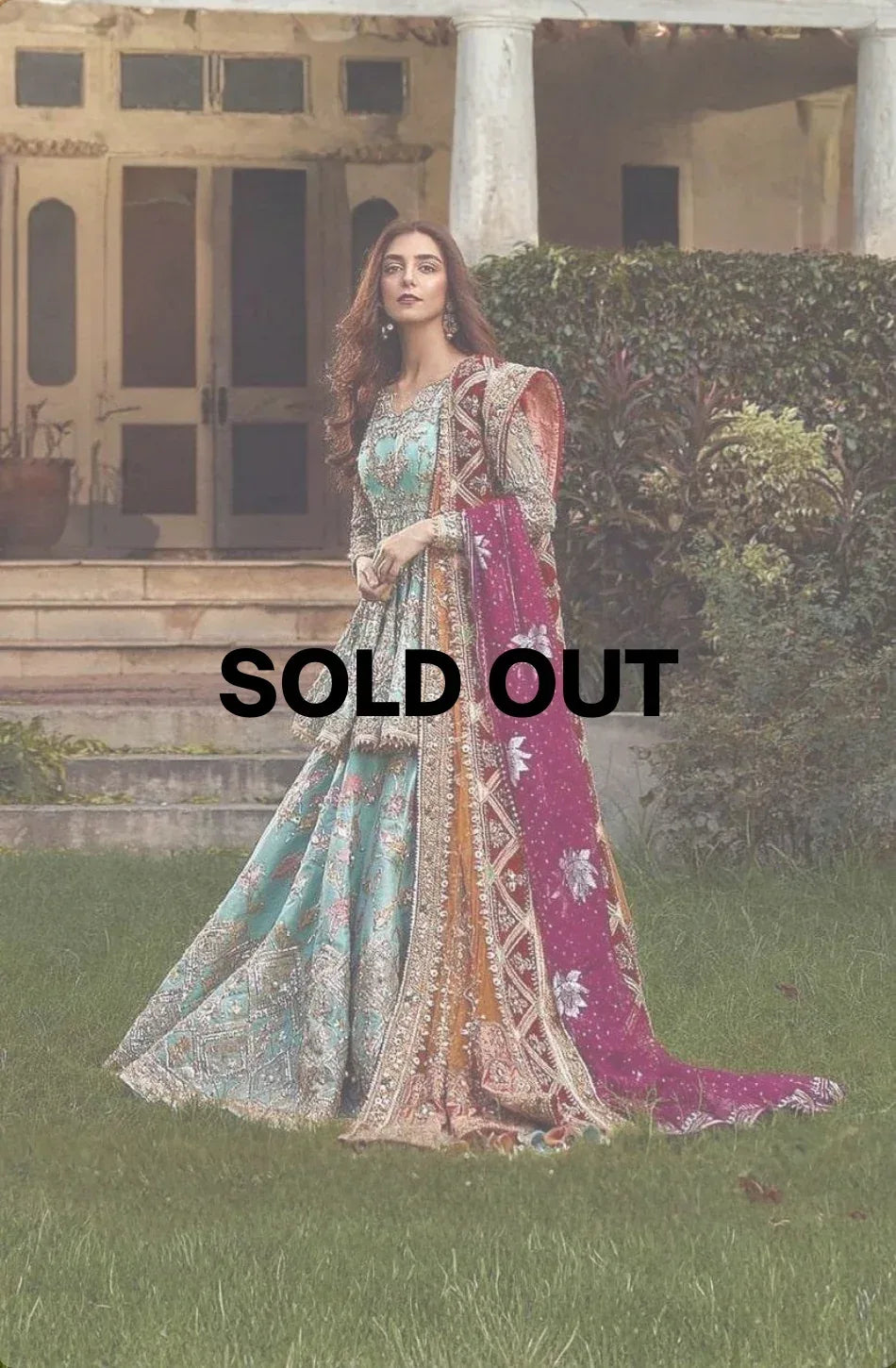 MNR ORGANZA UNSTITCHED EMB MAXI - City Cloth House