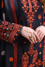 ANEELS LAWN LUXURY UNSTITCHED EMB 3PC