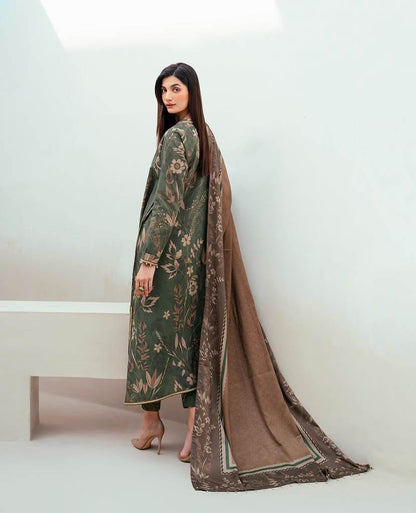 BAROQUE LAWN PRINTED UNSTICH 3PC - City Cloth House