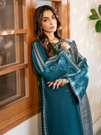 Nilofer | Emb Unstitched Dhanak 3pc