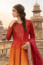 MARIA.B LAWN UNSTICH EMB 3PC (D-2205-A) - City Cloth House