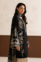 Siyah | Emb Unstitched Dhanak 3pc