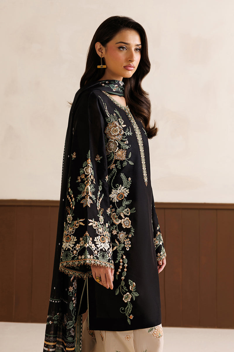 Siyah | Emb Unstitched Dhanak 3pc
