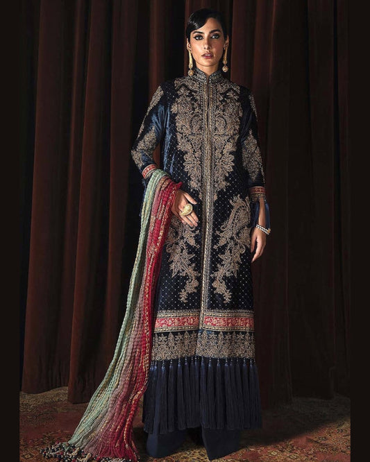 SANA SAFINAZ VELVET UNSTICH EMB 3PC