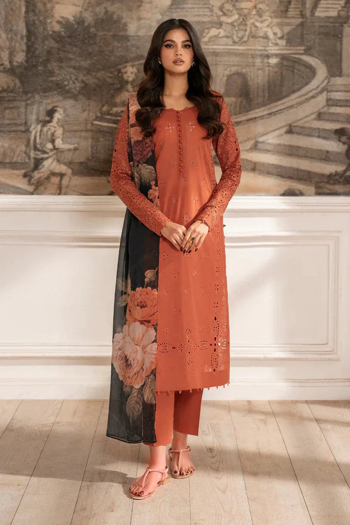 IZNIK LAWN PREMIUM UNSTITCHED EMB 3PC - City Cloth House