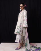 Nafasat | Emb Unstitched Dhanak 3pc