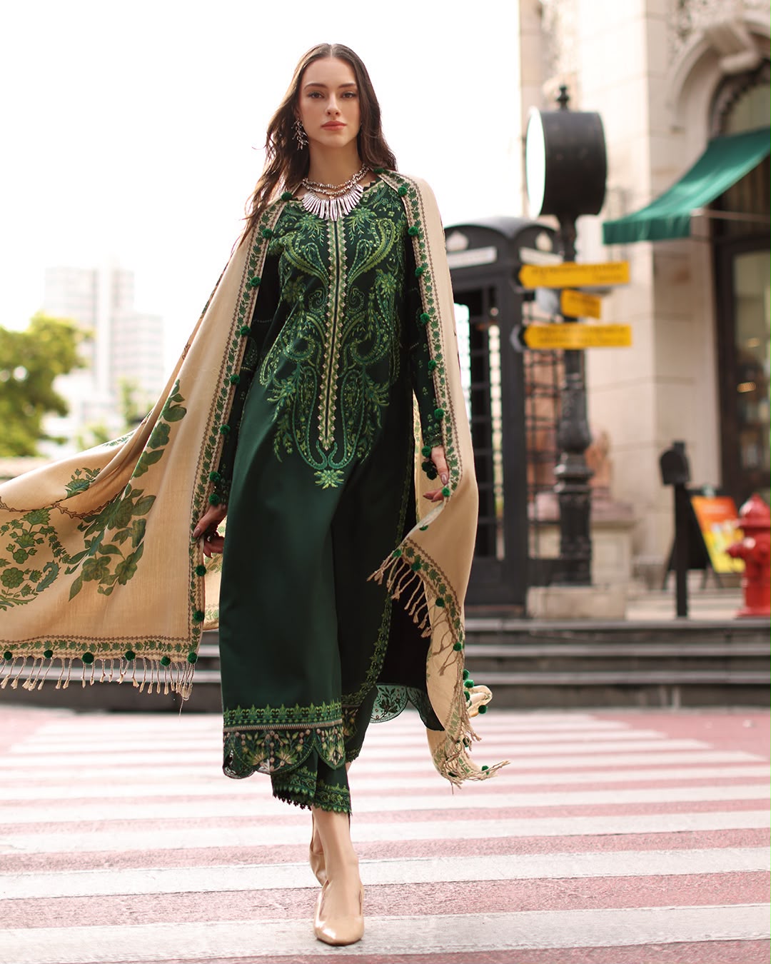 Kashish | Emb Unstitched Dhanak 3pc