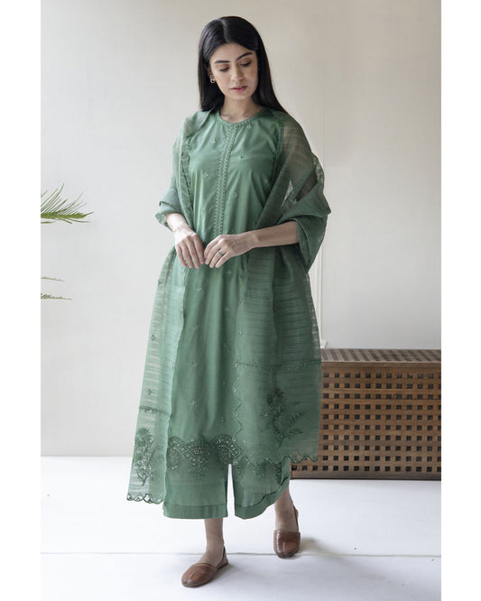 CITY FABRICS LAWN UNSTITCHED EMB 3PC