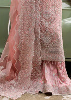 KANWAL MALIK ORGANZA UNSTITCHED EMB SHABNAM SUIT - City Cloth House