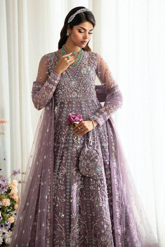 GULAAL ORGANZA UNSTITCHED EMB ZEVA GL-34 MAXI - City Cloth House