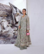 SUFFUSE ORGANZA UNSTITCHED EMB SUIT - City Cloth House