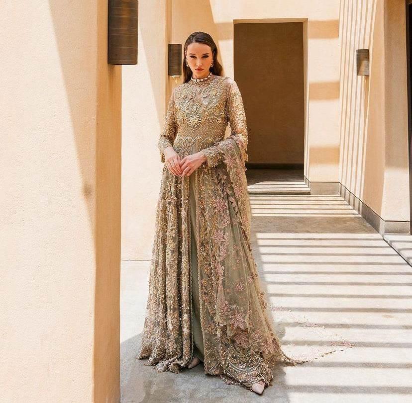 ELAF NET UNSTITCHED EMB MAXI - City Cloth House