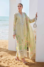 MARIA.B LUXURY UNSTITCH EMB 3PC EID LAWN EL-D4-25 - City Cloth House