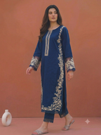 Zuri | Emb Unstitched Lawn 2pc