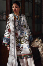 ELAF LAWN UNSTICH EMB 3PC AZUREH B EL25-4 B - City Cloth House