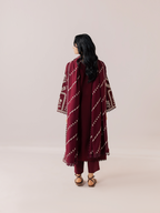 MAHNUR DHANAK EMB UNSTITCHED 3PC