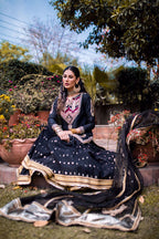 Marasim | Emb Unstitched Raw silk 2pc