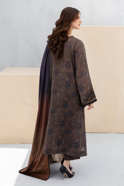 BAROQUE DHANAK PRINTED UNSTICHED 3PC