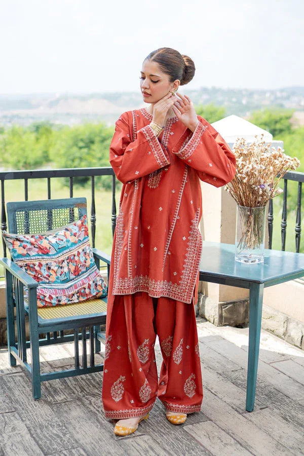 UGRE LAWN PREMIUM UNSTITCHED EMB 2PC - City Cloth House