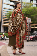 Flora | Emb Unstitched Dhanak 3pc