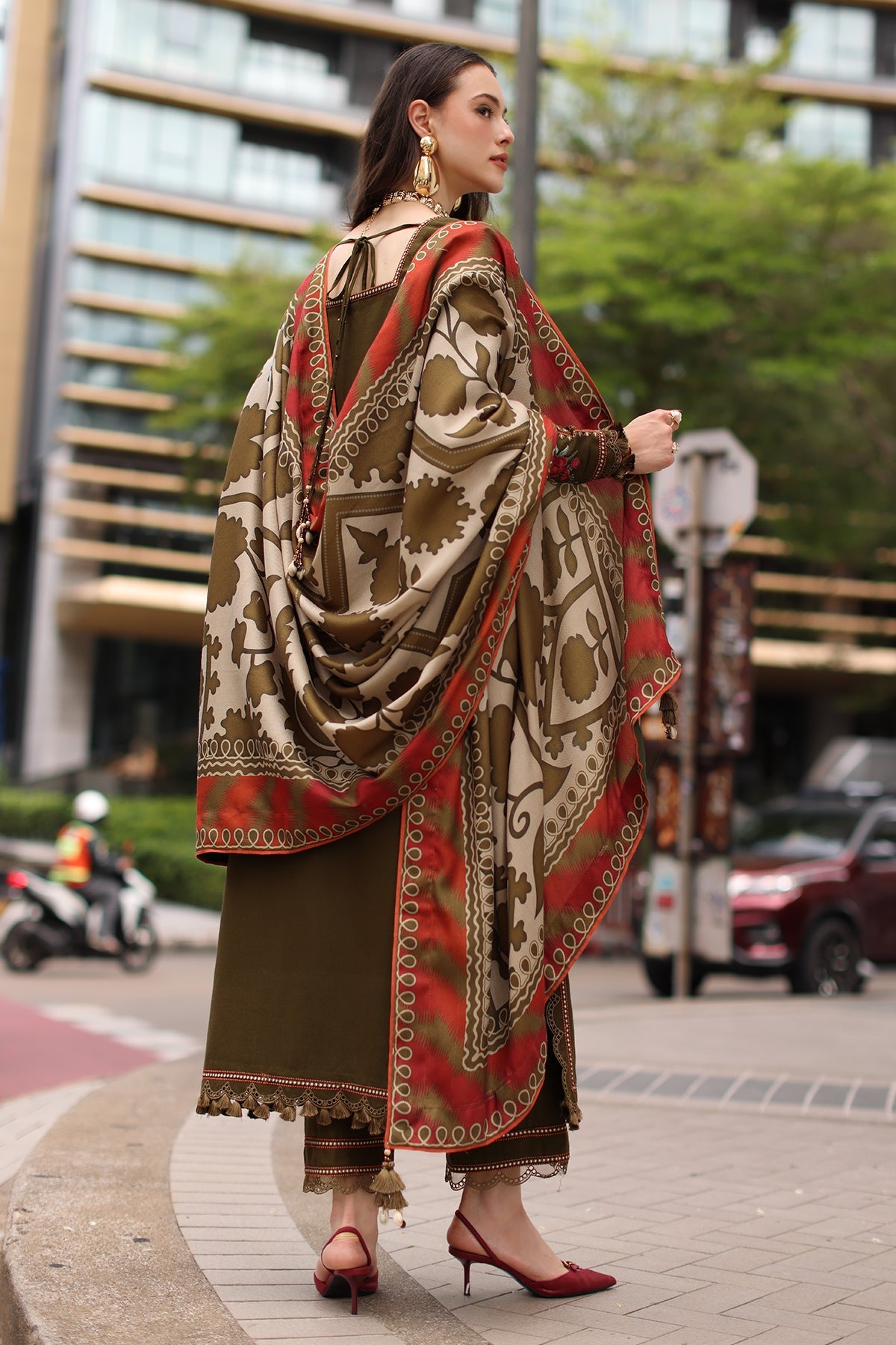 Flora | Emb Unstitched Dhanak 3pc