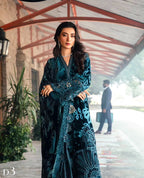 MARIA.B MARINA LUXURY UNSTITCHED D-1 EMB 3PC