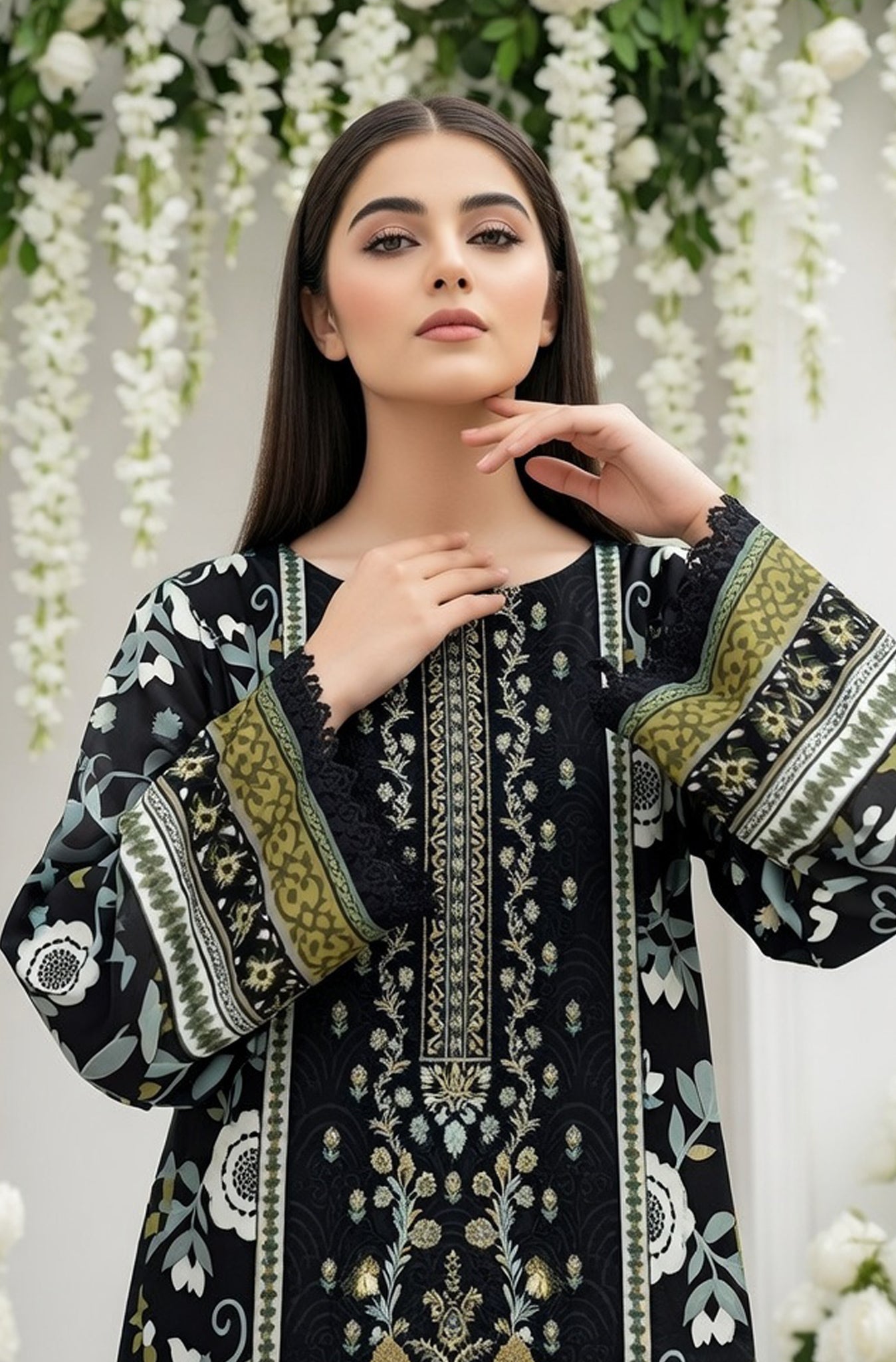 MIRAAL LAWN PRINTED UNSTICH VOL-2 3PC