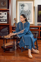 UGRE LAWN LUXURY UNSTITCHED EMB 2PC - City Cloth House