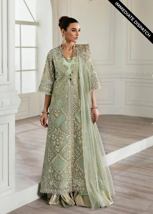 CRIMSON ORGANZA UNSTITCHED EMB SUIT - City Cloth House