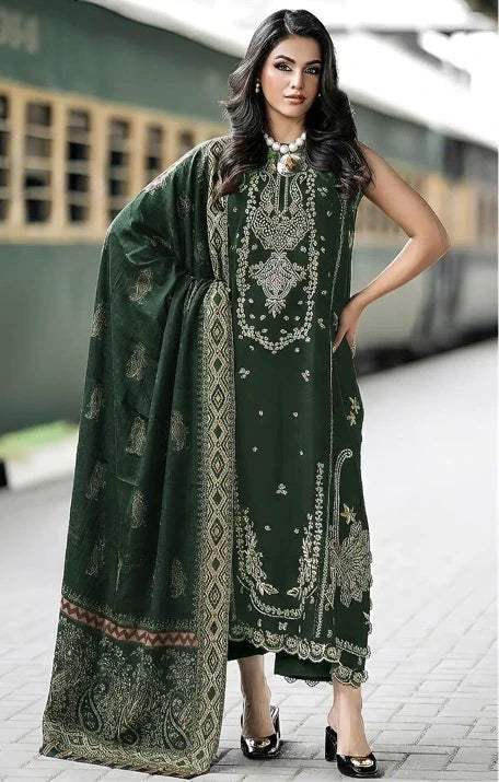 IZEL LAWN LUXURY UNSTITCHED EMB 3PC