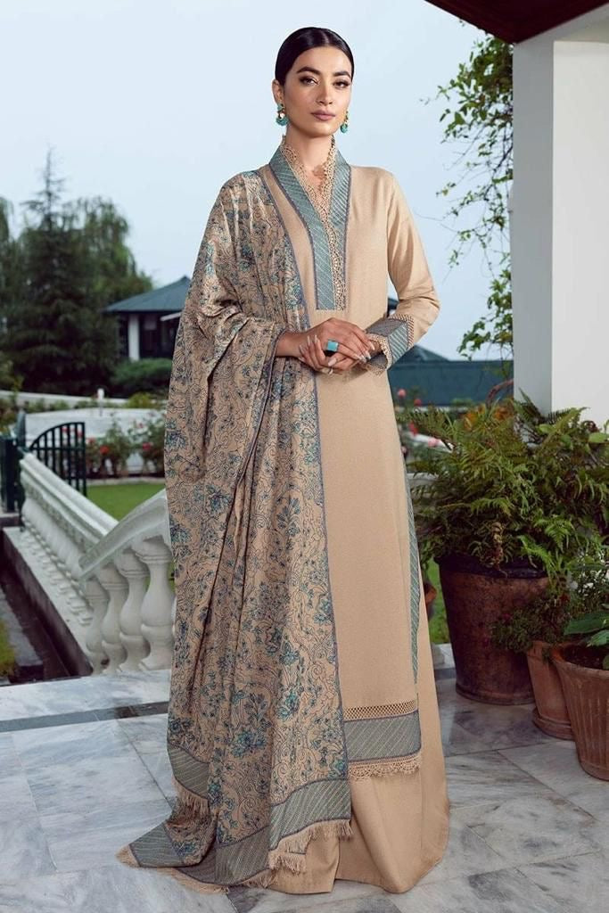 Naqsh | Emb Unstitched Dhanak 3pc