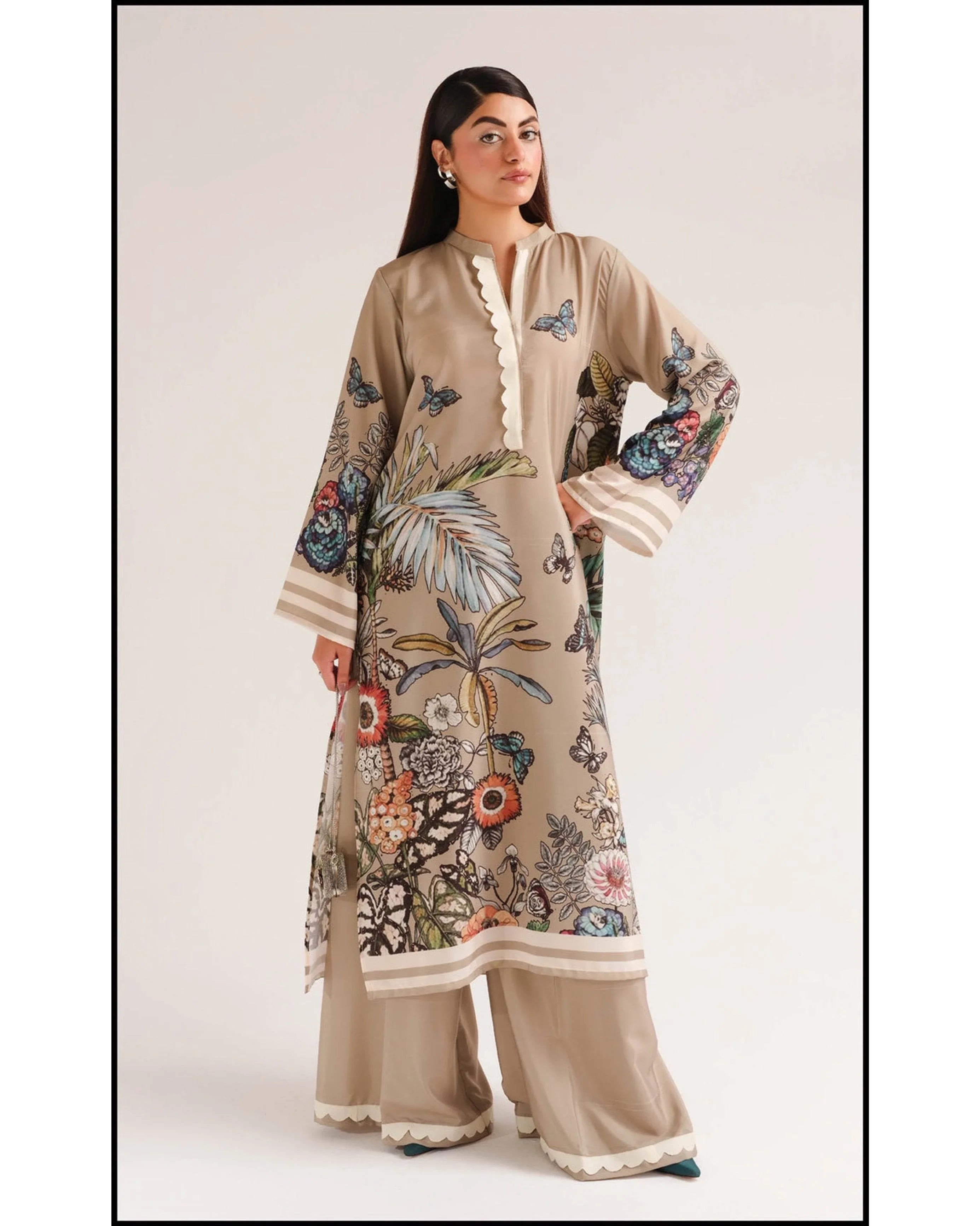 AZMIN LAWN PREMIUM UNSTITCHED PRINTED 2PC - City Cloth House