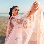 QALAMKAR LAWN UNSTITCHED EMB 3PC - City Cloth House