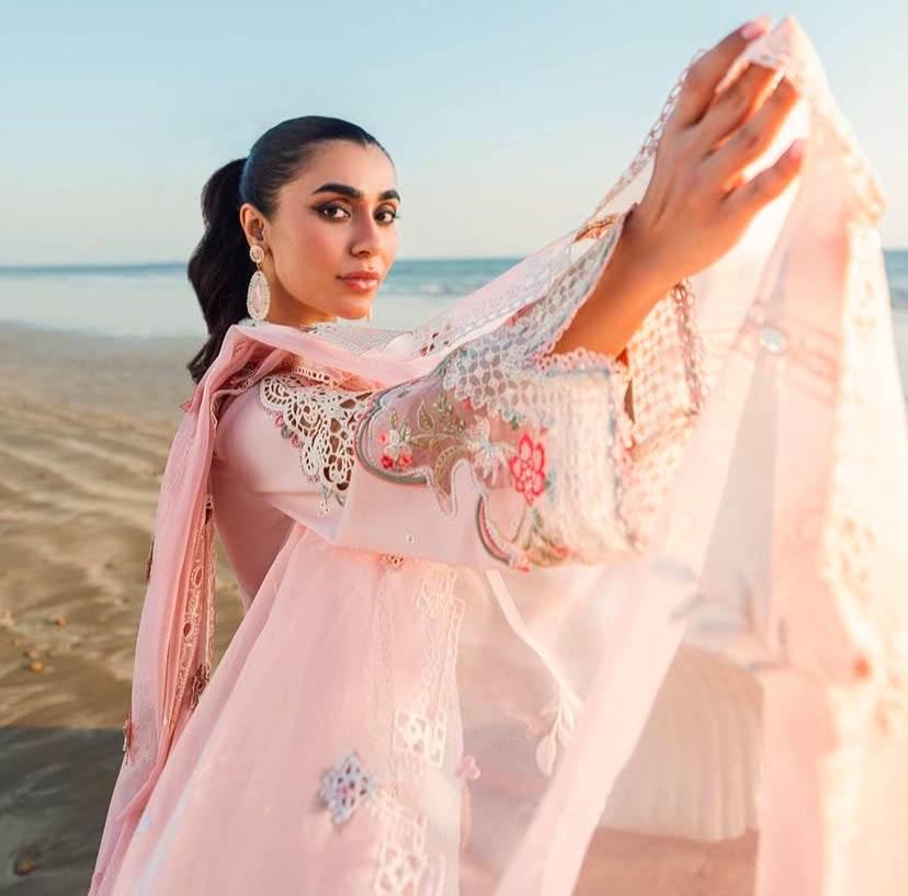 QALAMKAR LAWN UNSTITCHED EMB 3PC - City Cloth House