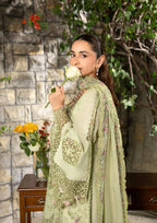 ELAF LAWN LUXURY UNSTITCHED EMB 3PC