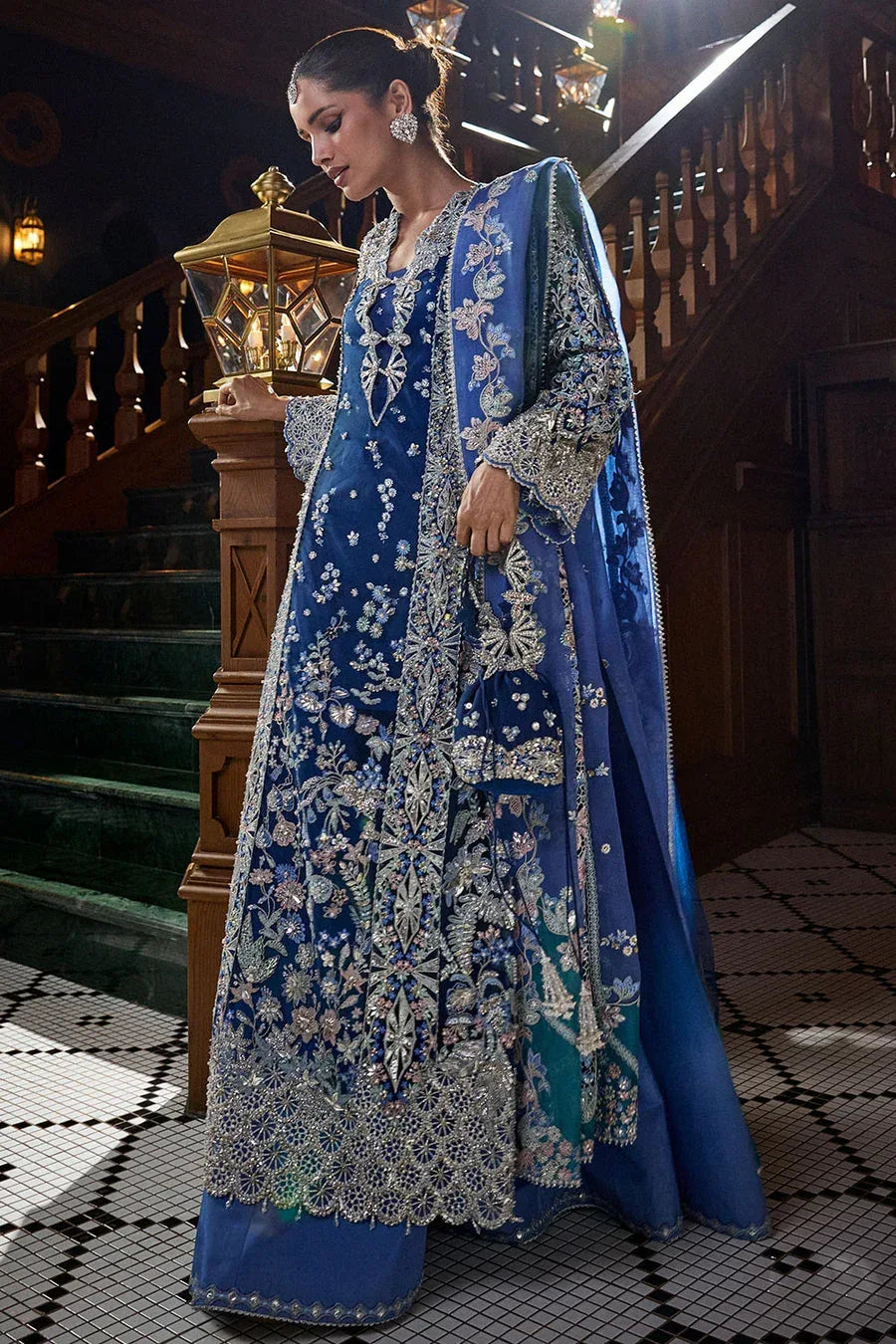 SORAYA NET UNSTITCHED EMB ELISE SUIT - City Cloth House