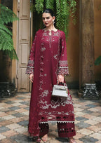 QALAMKAR LAWN PREMIUM UNSTITCHED EMB 3PC