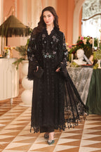MARIA.B CHIFFON UNSTITCHED EMB D-4 SUIT