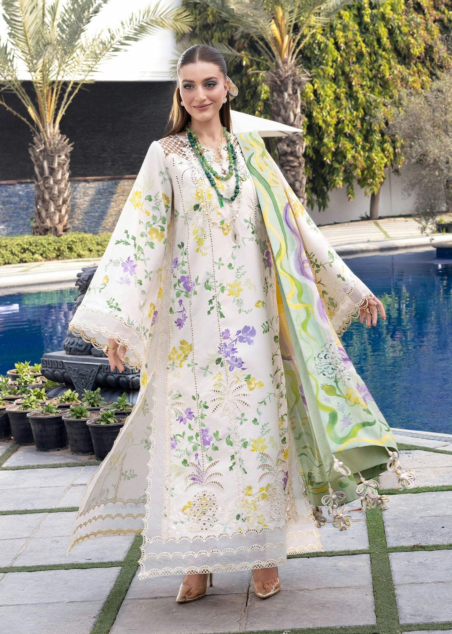 Gulzar | Emb Unstitched Lawn 3pc