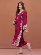 Zeba | Emb Unstitched Dhanak 2pc