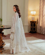 BAROQUE CHIFFON UNSTITCHED EMB SUIT - City Cloth House