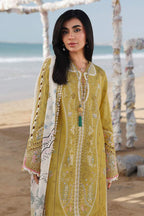 QALAMKAR LAWN PREMIUM UNSTITCHED HIRA EMB 3PC